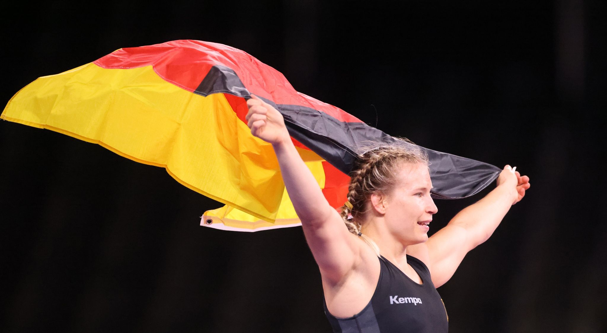 Ringerin Aline Rotter-Focken hatte bei den Olympischen Spielen in Tokio Gold in der 76-Kilogramm-Klasse gewonnen.