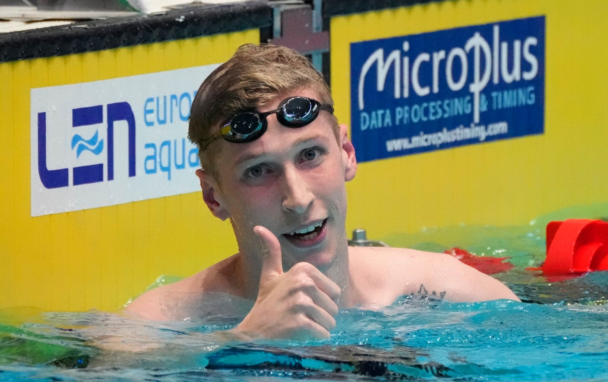 Freiwasser-Olympiasieger Florian Wellbrock peilt einen Erfolg in Abu Dhabi an.